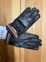 Paul Smith Handschuhe Ziegenleder Wolle schwarz M
