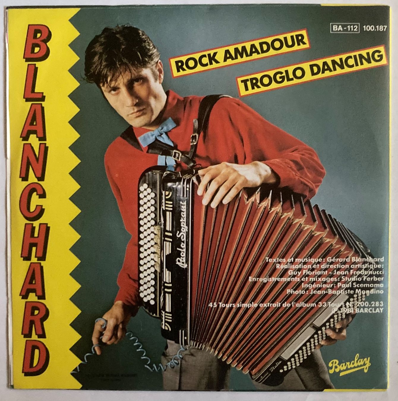 Dischi in vinile: GÉRARD BLANCHARD - ROCK AMADOUR / TROGLO DANCING – Usato da Poliez-Pittet venduto da Newtown-Records 1