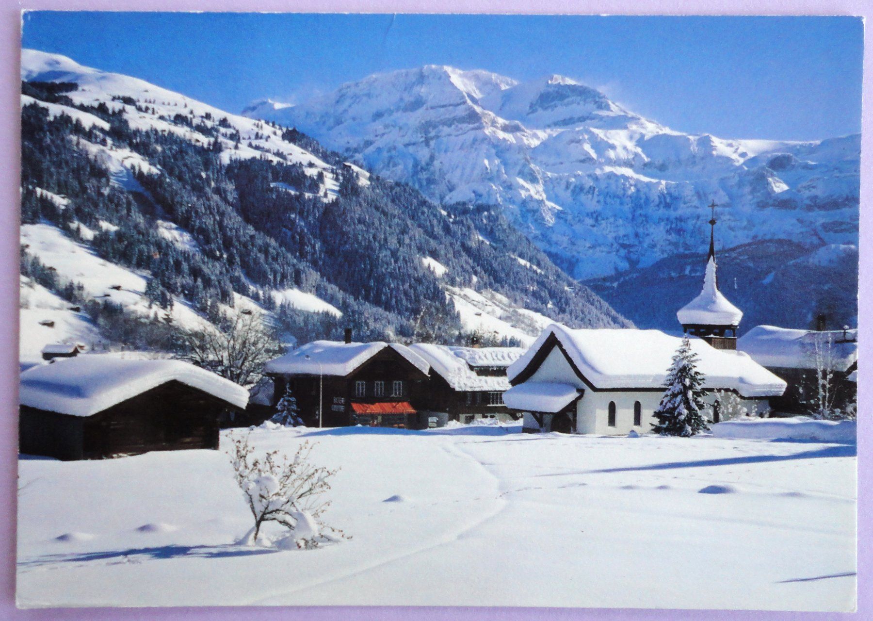 Cartes postales: Lenk, B.O., Kath. Kirche – D'occasion à Fétigny par Billy2miny