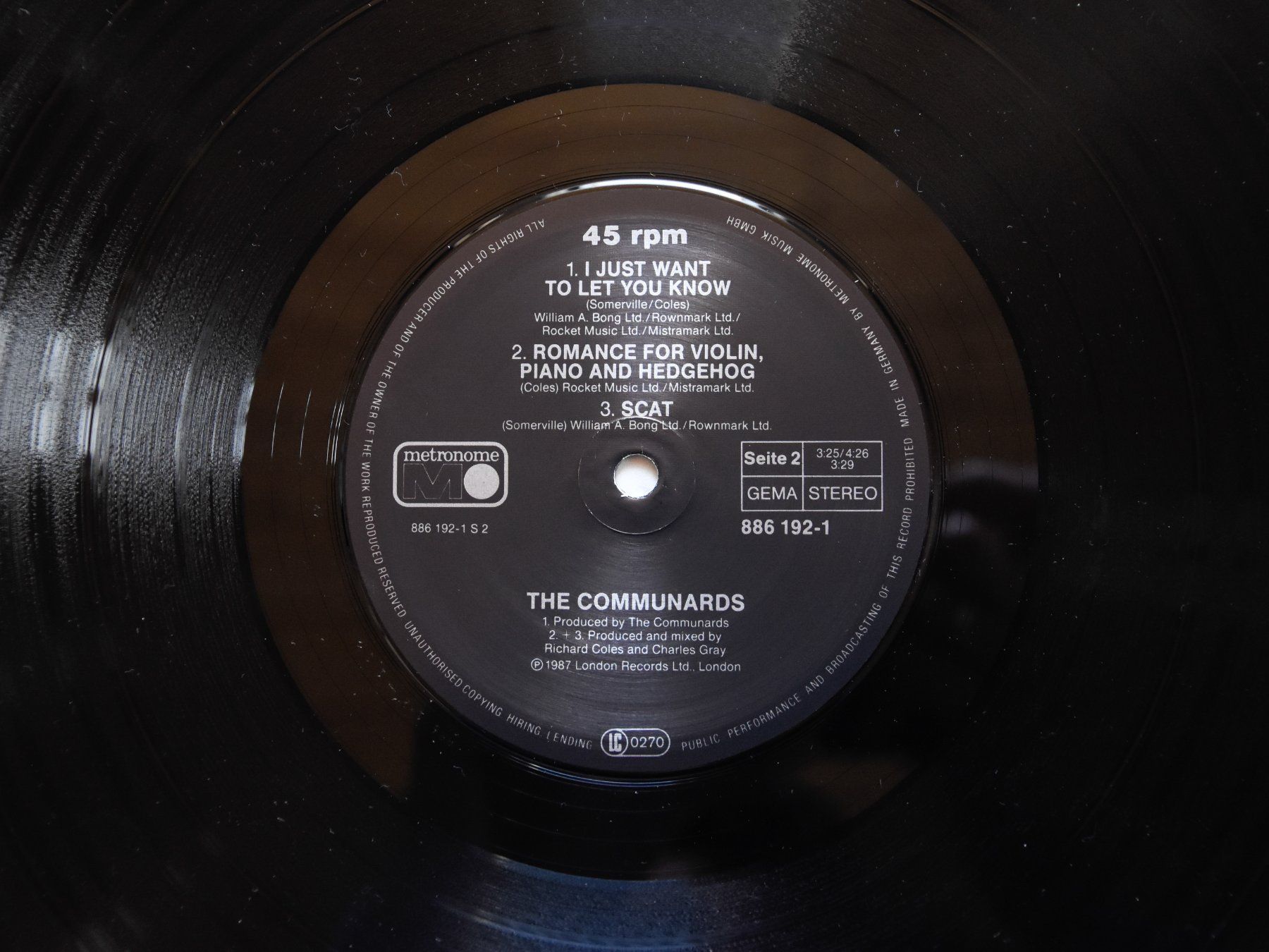 Dischi in vinile: The Communards - Tomorrow (Maxi Single) – Usato da Belmont-sur-Yverdon venduto da ag97 3