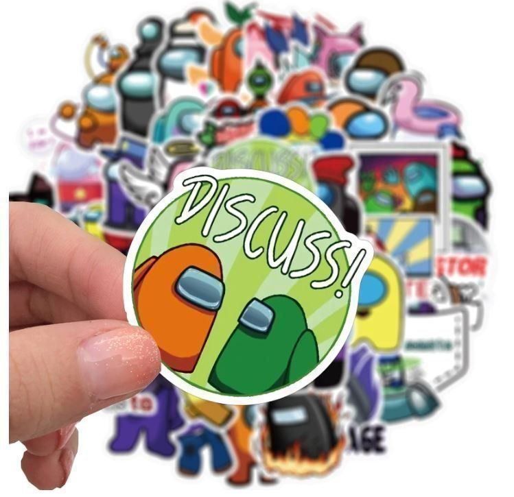 Sticker: Among Us Game Spiel iphone Android 50 x Stickerset Imposter – Nuovo e nell'imballaggio originale da Dättlikon venduto da easythings 5