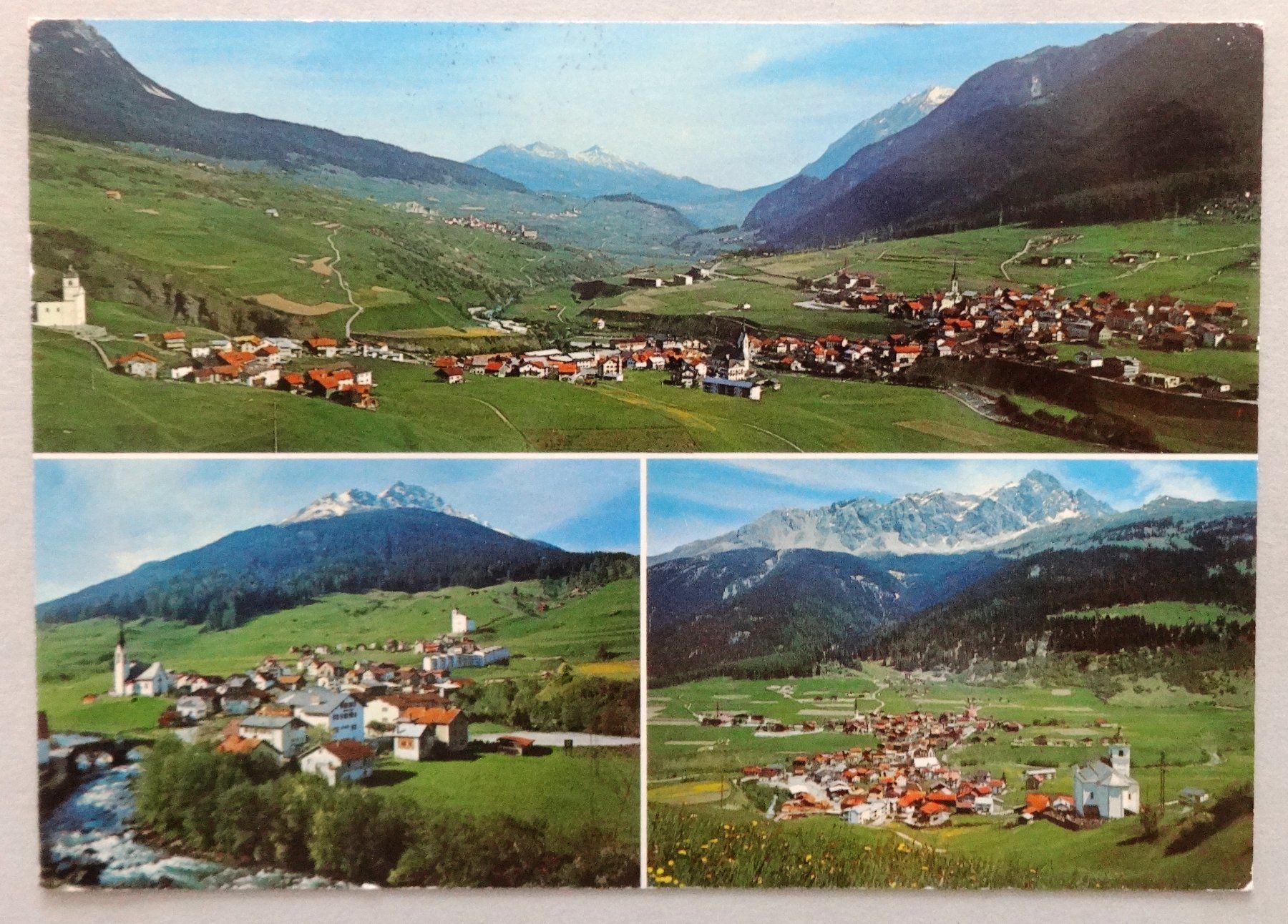 Ansichtskarten: Savognin 1215 m ü.M. am Julier – Defekt aus Fétigny von Billy2miny