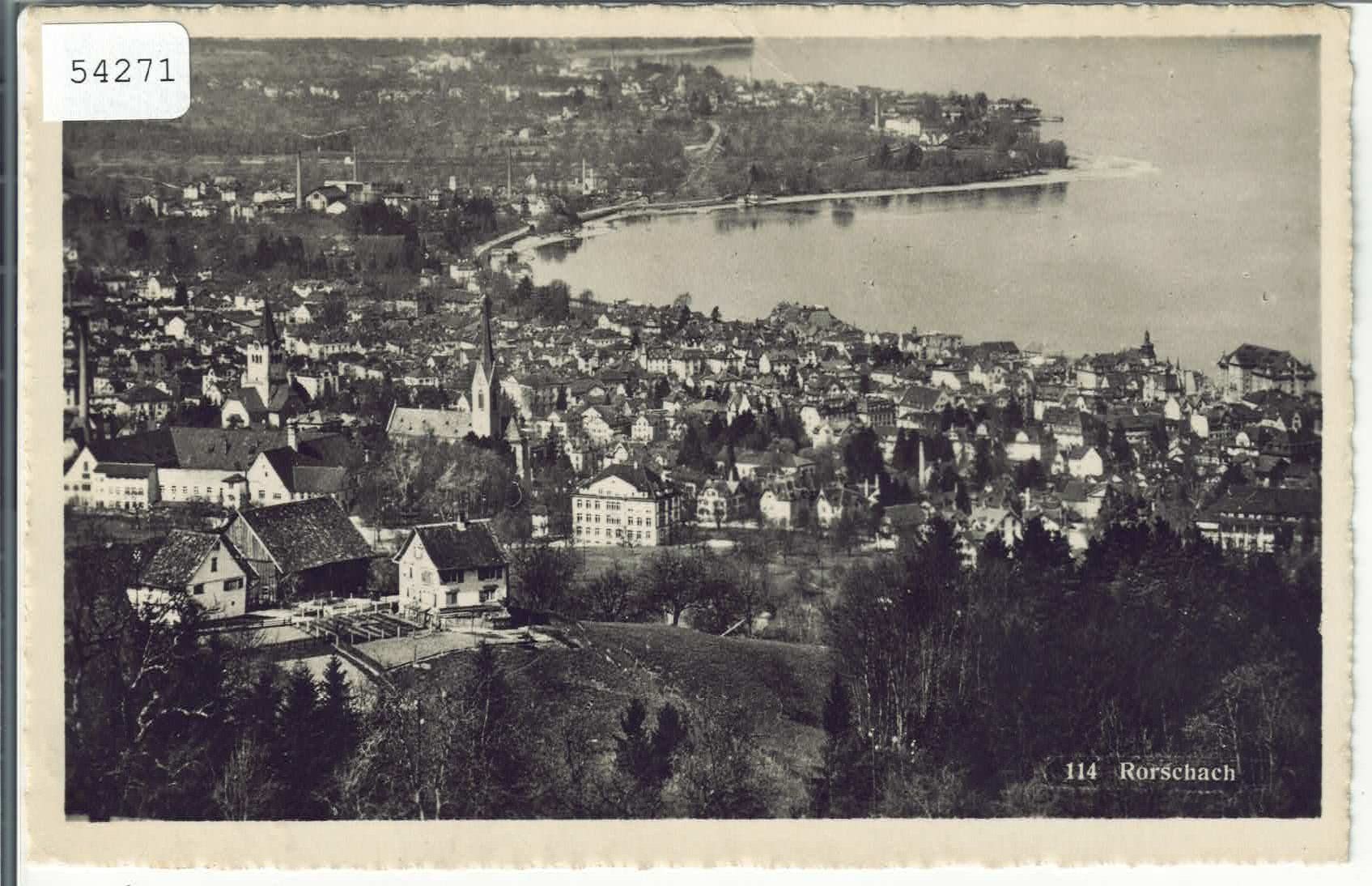Cartoline postali: Rorschach - Generalansicht – Usato da Ettingen venduto da Kartenplanet