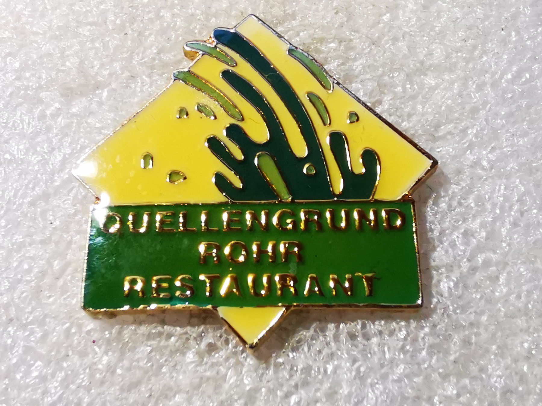 Placchette & Badge: Ansteckpin 151: Quellengrund Rohr – Usato da Oppligen venduto da Pin-Fall-Shop