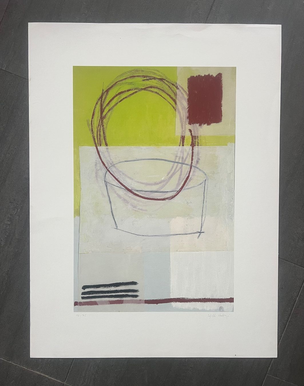 Grafica & Litografie: Sybille Hassinger, handsigniert und nummeriert – Usato da Rain venduto da Pic-Ass 1