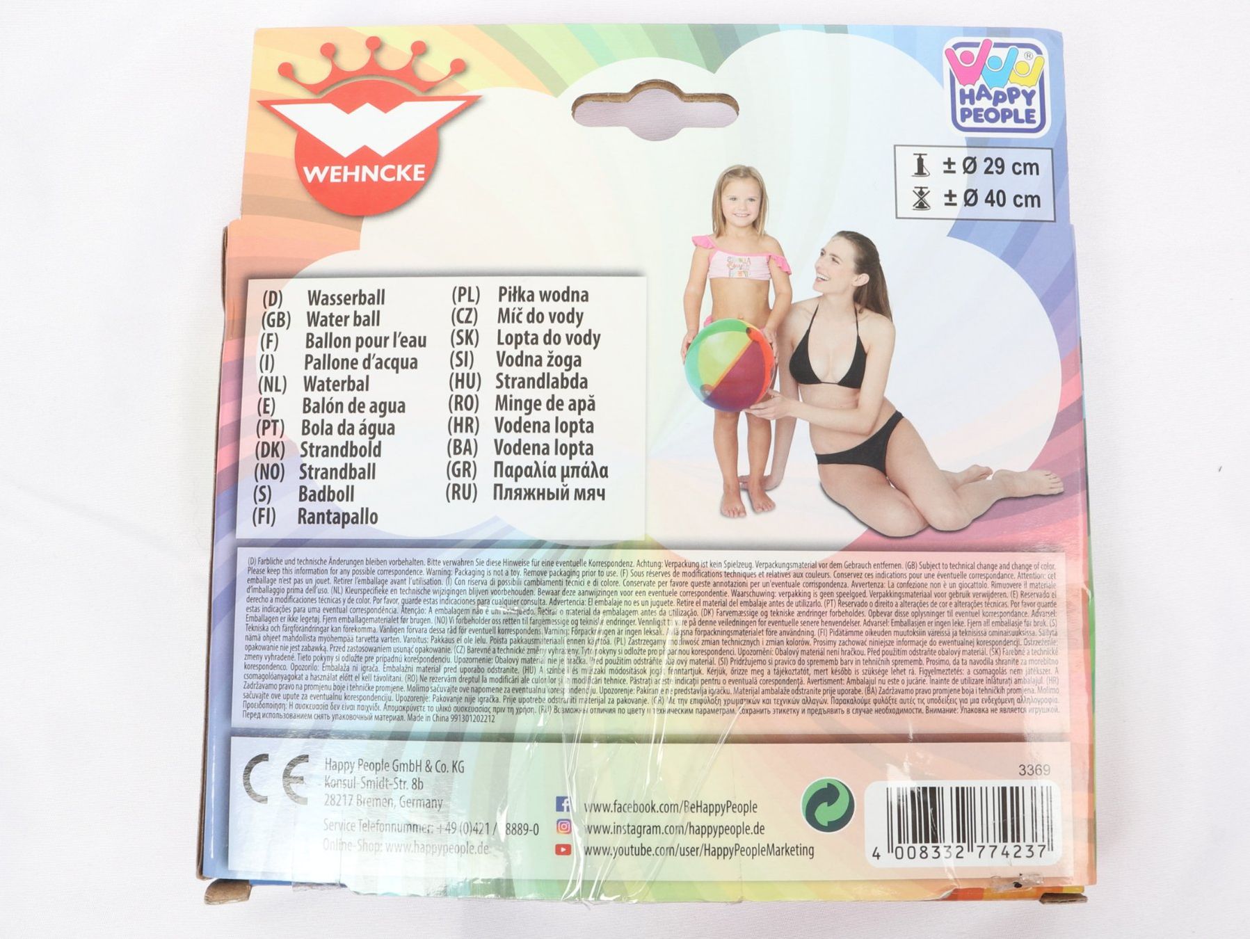 Palloni: HAPPY PEOPLE Wasserball – Nuovo (secondo la descrizione) da Steinen venduto da Restwert_Steinen 1