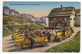 FURKA-PASSHÖHE Automobil-Bergpost - Postauto