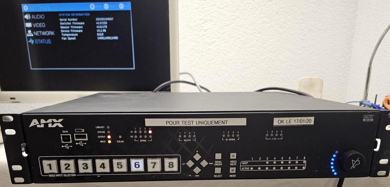 Sistema di controllo: NCITE-813AC AMX Audio Video Control Systems – Usato da Collonges venduto da arashee 7