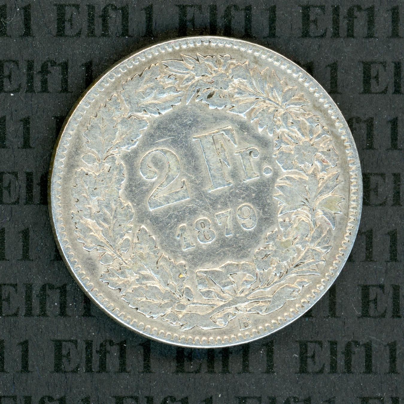 Tutti le monete: CHF___2.00 1879 s-ss 2 Franken – Usato da Widnau venduto da Elf11
