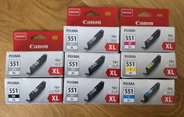Canon PIXMA 551 XL Tintenpatronen