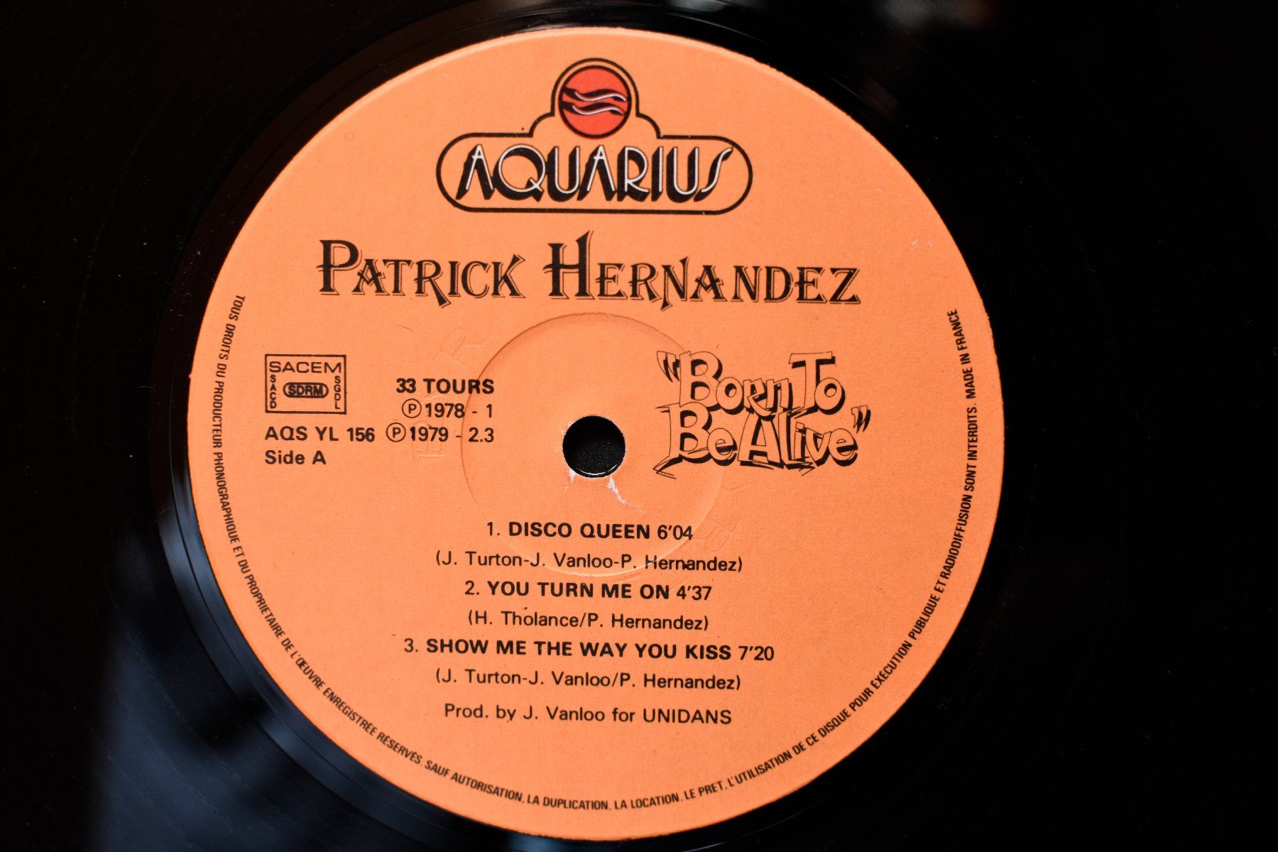 Vinyles: Patrick Hernandez - Born to Be Alive – D'occasion à Belmont-sur-Yverdon par ag97 2