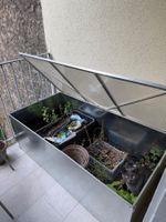 Alu-Balkongewächshaus 150x75x52 cm – Top Zustand (wie neu)