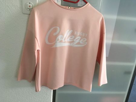 Kurz Shirt Gr M lachs