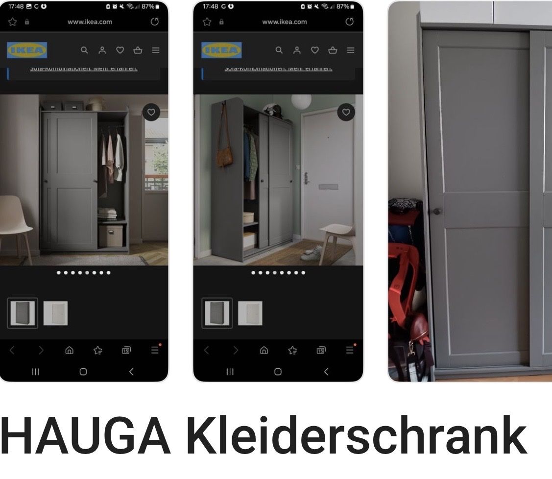 Armadi: Ikea Hauga Kleiderschrank – Usato da Zug venduto da Deks 5