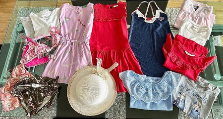 Lot habits 14 pièces,  fille 6 ans
