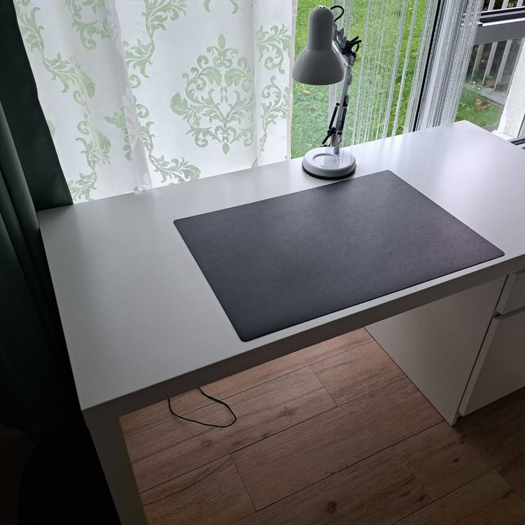 Schreibtisch MALM (IKEA) Weiss Mit Korpuss 140x65 | Kaufen Auf Ricardo