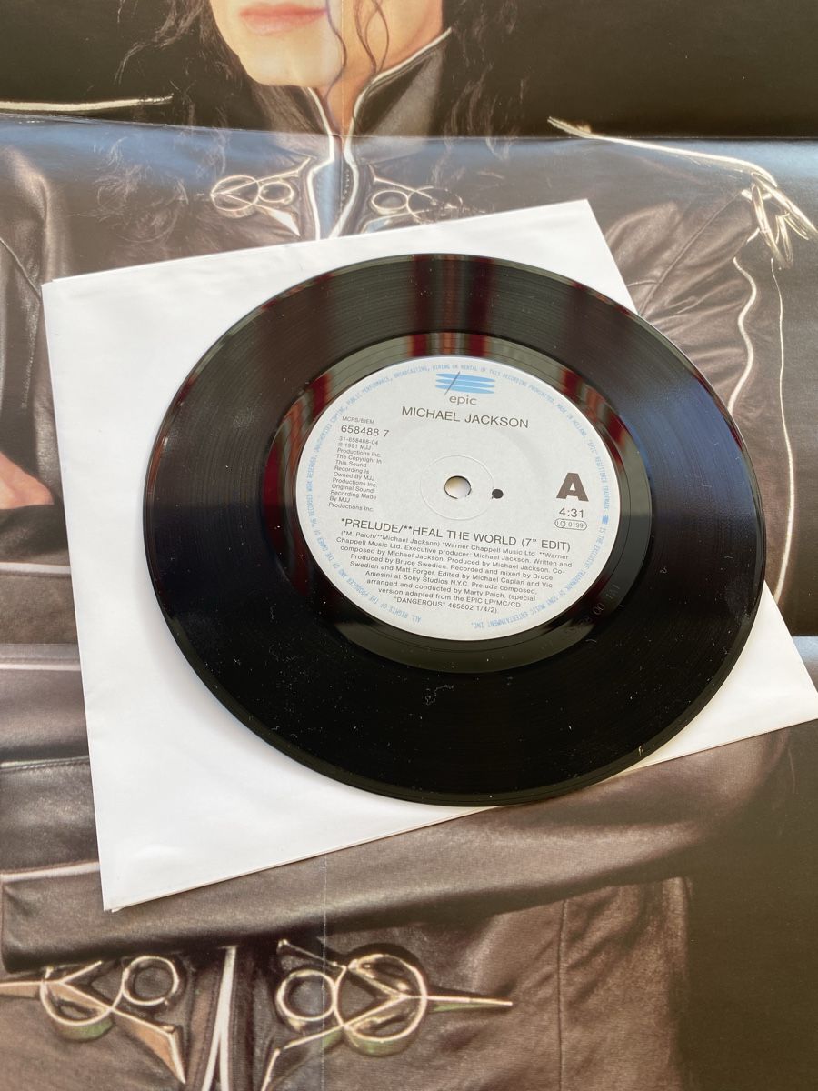 Dischi in vinile: Michael Jackson Heal the World 7" Vinyl Special Edition – Usato da Embrach venduto da bea_8424 5