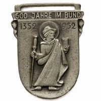 Gedenkmedaille 600 Jahre im Bund 1952 Glarus