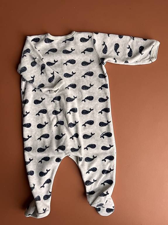Petit Bateau Pigiama & Simili: Petit Bateau Pyjama 6M/67 cm, Samt – Usato da Cham venduto da nininanana 4