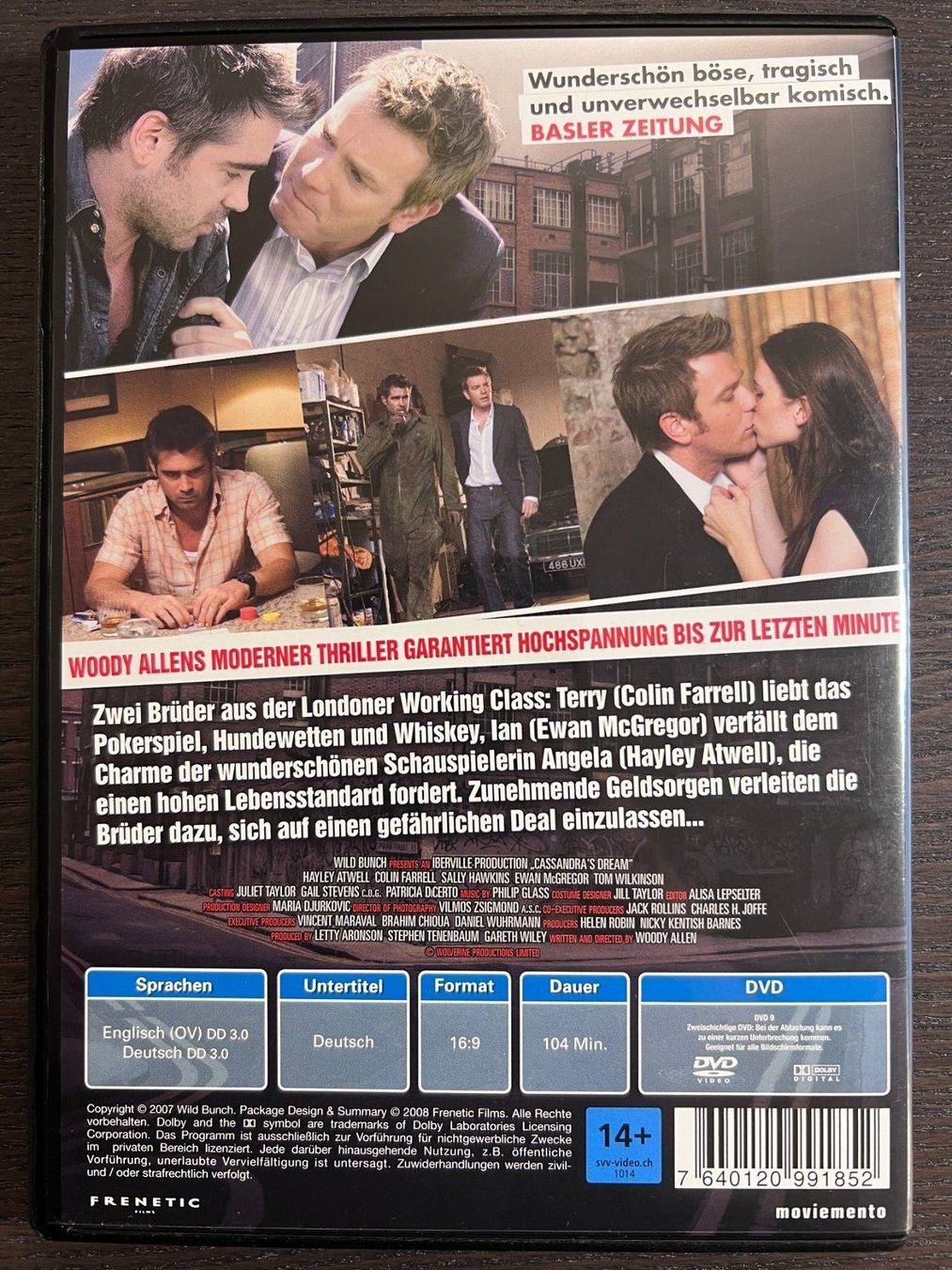 Alle DVDs: Cassandra's Dream – Gebraucht aus Zürich von FilmFreunde 1