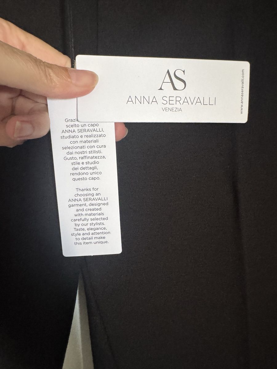 Pantaloni: ANNA SERAVALLI Hose schwarz Neu NP198.- – Nuovo e nell'imballaggio originale da zürich venduto da dalia06 3