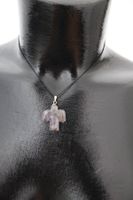 Edelstein Anhänger Engel , verm. Amethyst-Rauchquarz