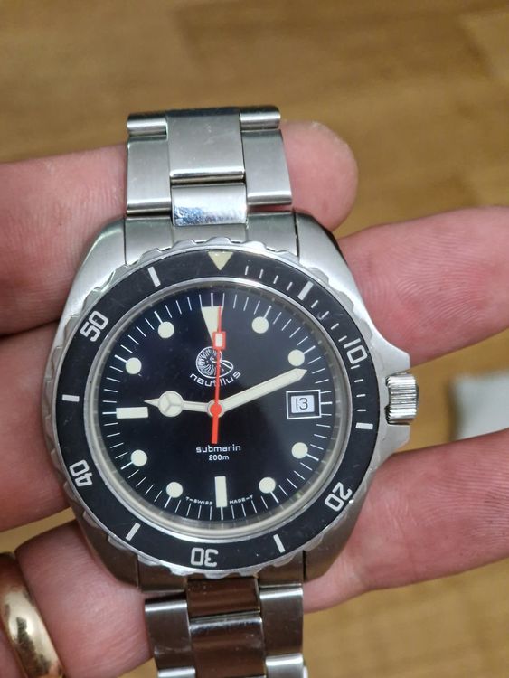 Montre De Plongée Besançon France - Remex Ltd, Nautic Sport - À Réparer Ou Pour Pièces
