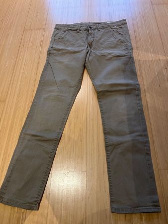 Reell Flex Chino Hose, Sand, Gr. 34/32, Top Zustand