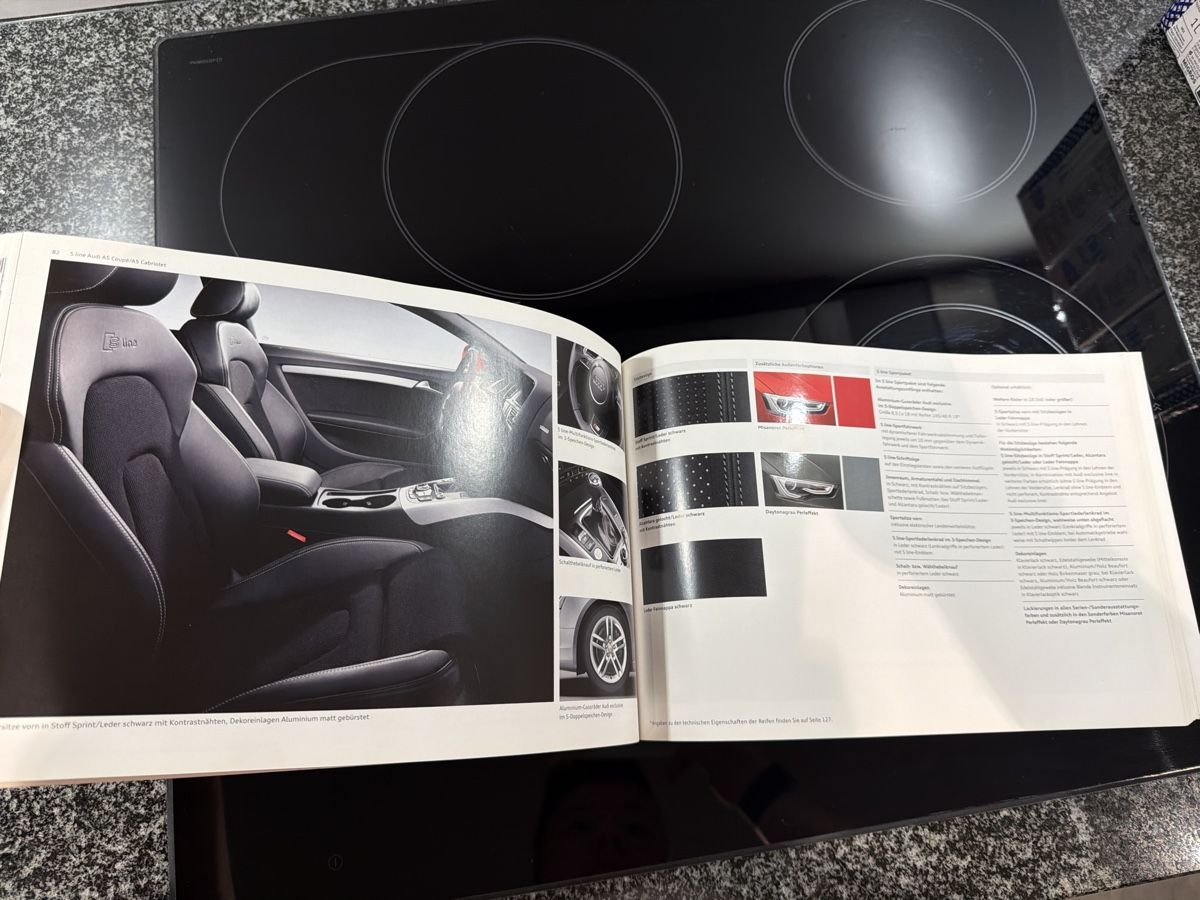 Audi Documenti: Audi A5/S5 Coupe/Cabriolet Prospekt – Usato da Wolfwil venduto da Rolex1 3