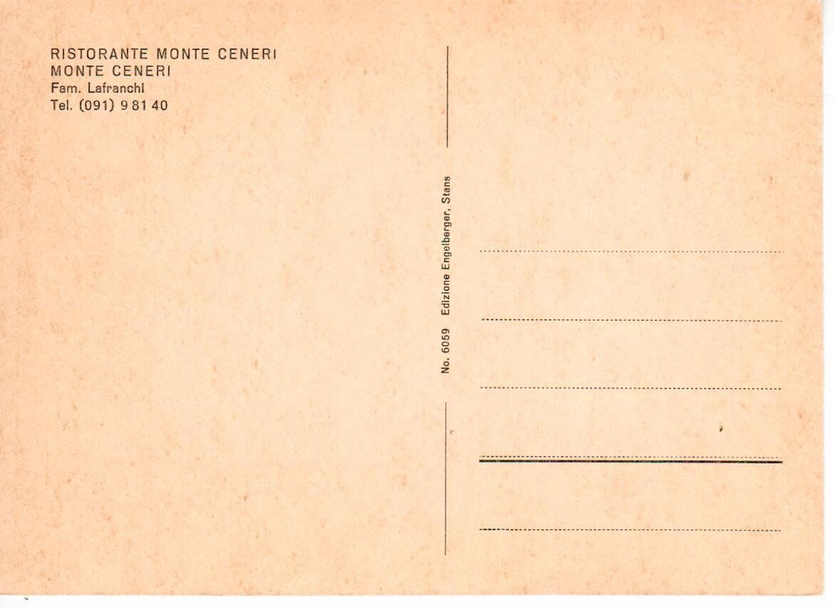 Cartoline postali: Ristorante Monte Ceneri – Usato da Wolhusen venduto da Curver9 1