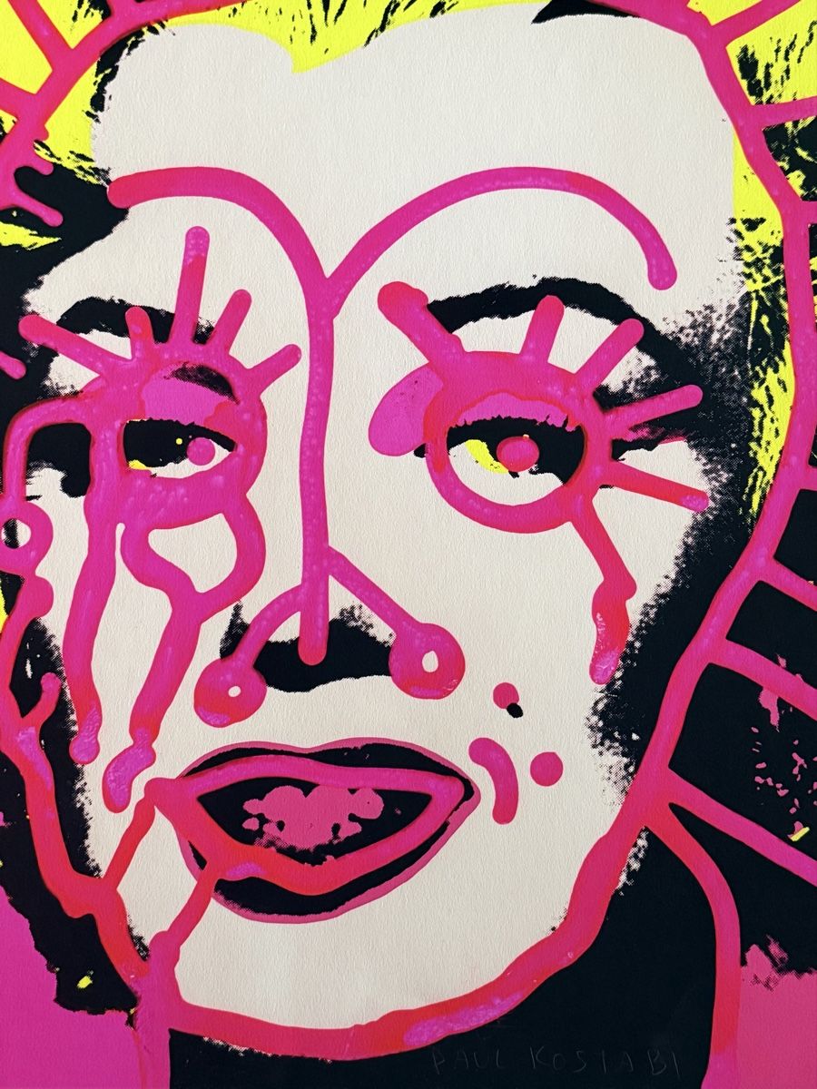 Grafiken & Lithographien: Paul Kostabi - Marilyn Monroe - Farblithographie – Gebraucht aus Solothurn von NUVICO 3