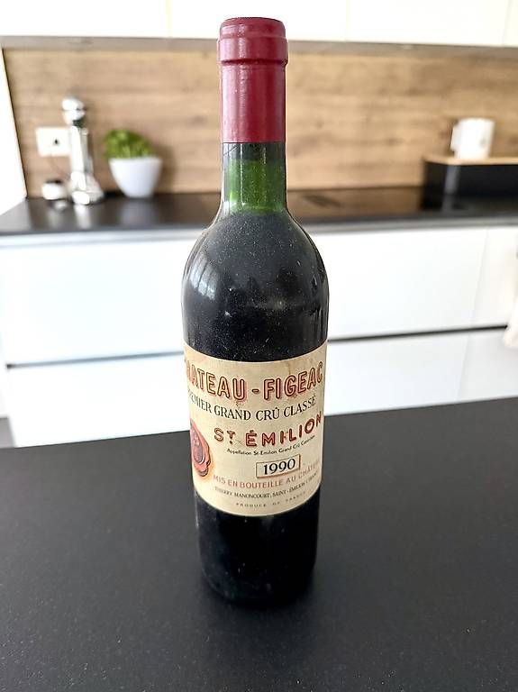 Vino: Chateau Figeac 1990 Rotwein – Usato da Gwatt (Thun) venduto da Bennae 1