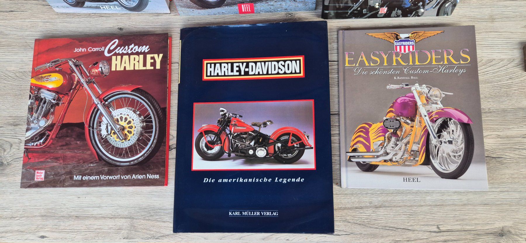 Libri: 6 grosse bebilderte Bücher über Harley Davidson – Usato da Neerach venduto da SilliS 1