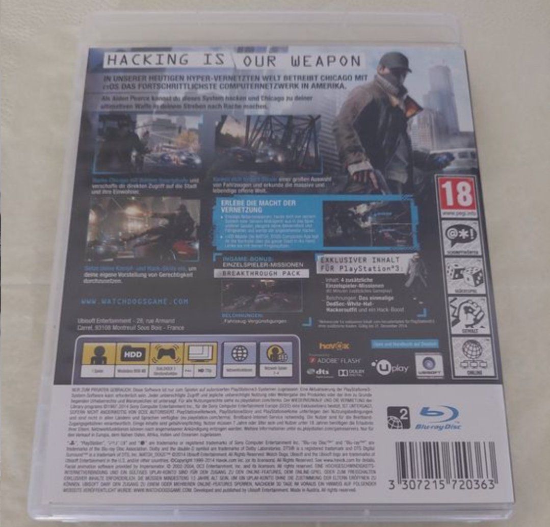 Giochi: Watch Dogs – Usato da Köniz venduto da Gamecollect 2