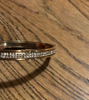 Fossil Armreif goldfarben mit Steinchen