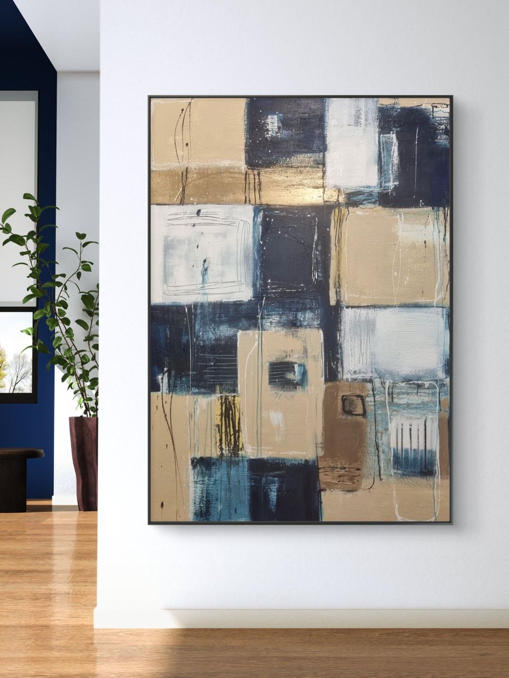 Gemälde: Originales abstraktes Bild 140x100cm – Neu (gemäss Beschreibung) aus Urdorf von Contra8 2