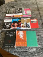10 Stk Taschenbücher in Französischer, Englisch und Deutsch