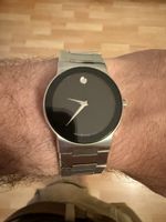 Movado Museum Herren Uhr, Edelstahl, Top Zustand!