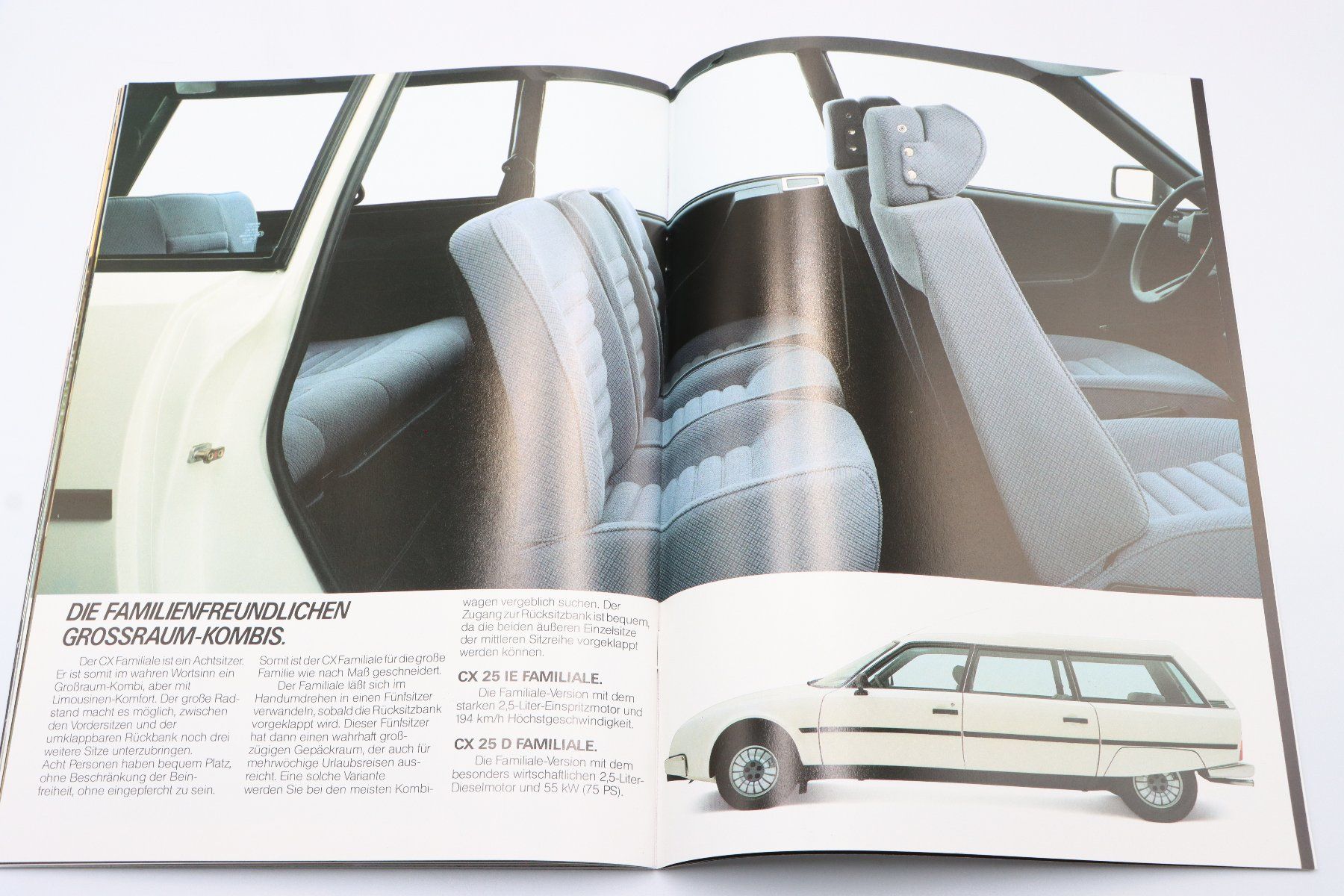 Citroën Documents: Citroen CX 1984 Prospekt – D'occasion à Bühl b.Aarberg par Collectorpassions 8