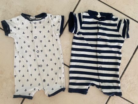 2 H&M Jumpsuit kurz/Pyjama Gr.56