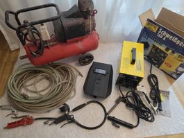 Mister Tool Schweissgeraet 160A BXT-160BK Kompressor und Zub