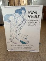 Ausstellungsposter Egon Schiele Aquarell Zeichnung Gemalde 1