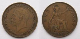 1 Penny Grossbritanien 1936