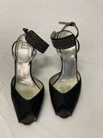 Christian Dior Slingpumps, Schwarz, Gr. 38 Made in France (