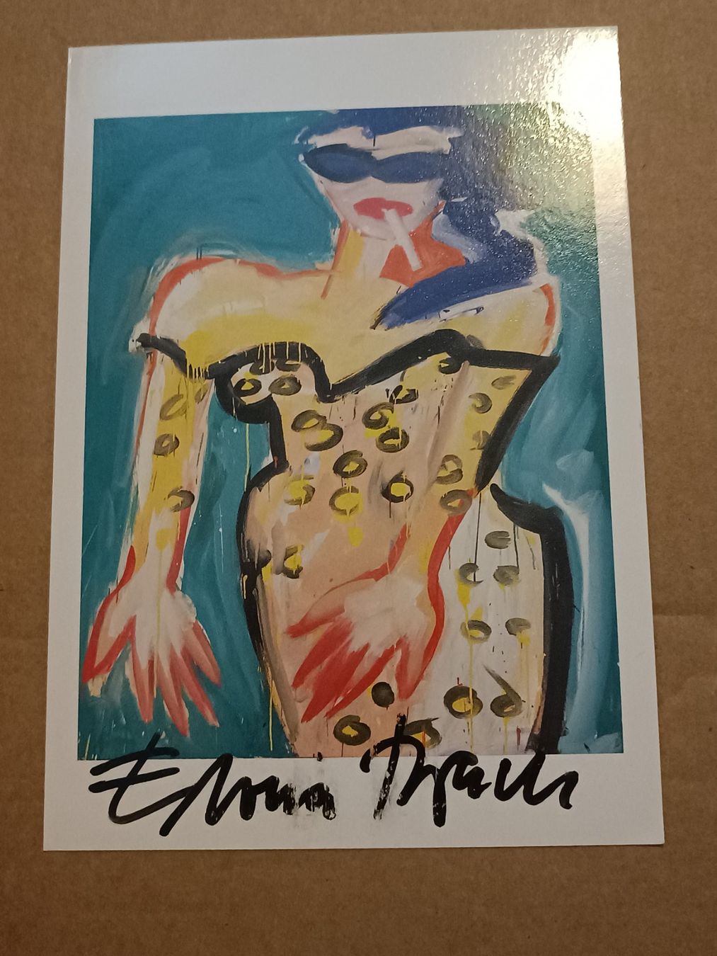 Grafica & Litografie: Elvira Bach -Handsignierte Kunstkarte – Usato da Menziken venduto da Artographs