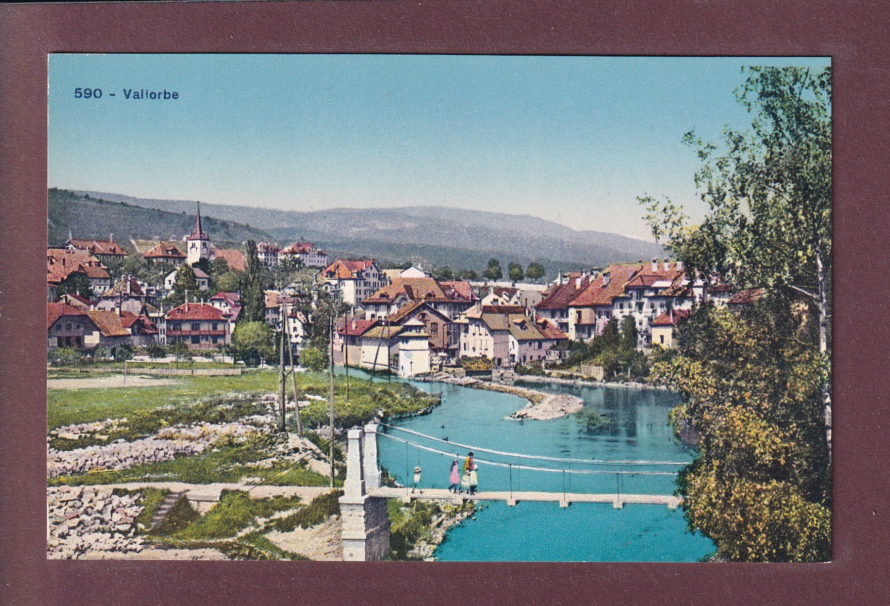 Cartes postales: VALLORBE - Pont sur l'Orbe – D'occasion à Pully par nicecards