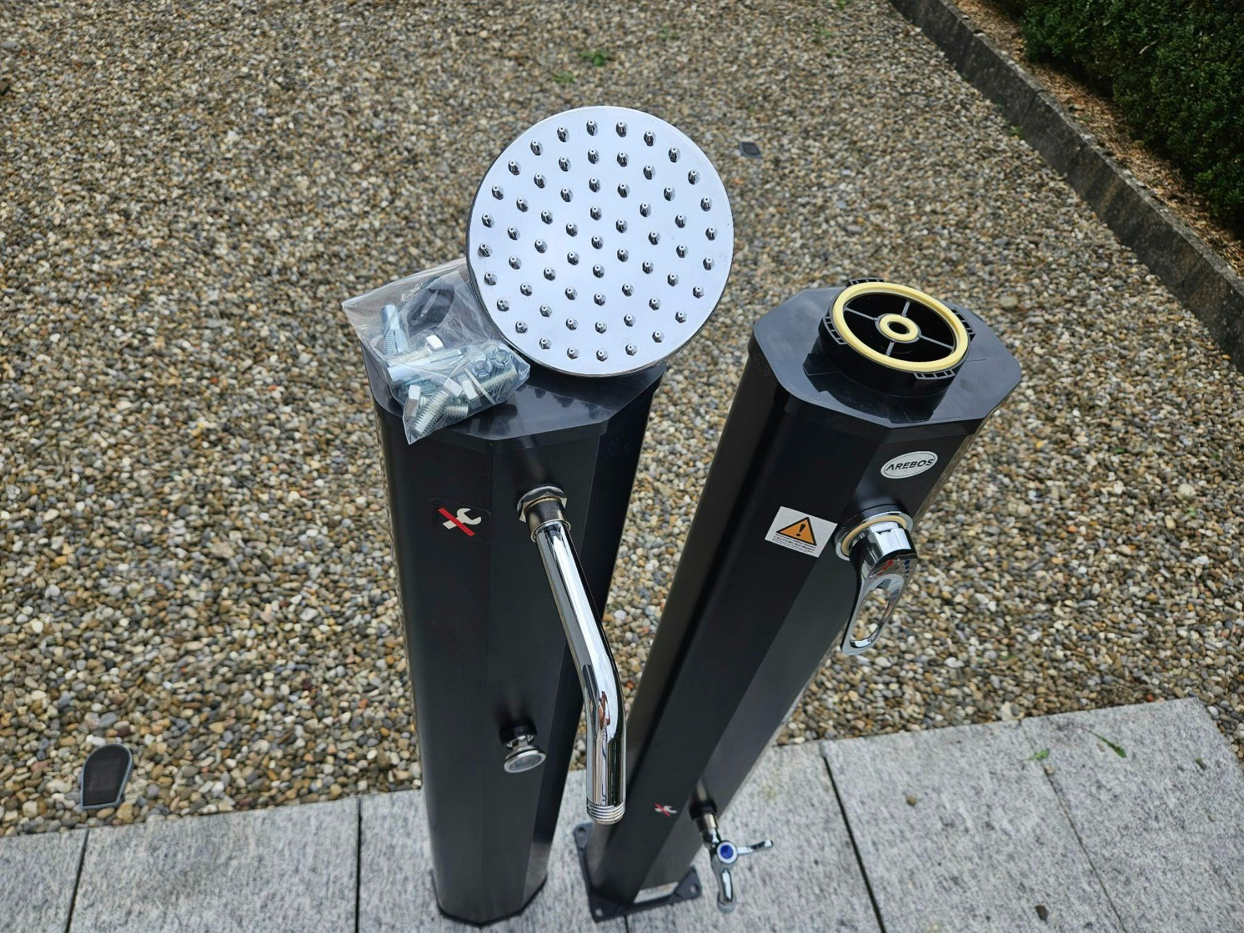 Duschen: Arebos Solardusche schwarz, neu – Neu (gemäss Beschreibung) aus Moosseedorf von mig_ana 1