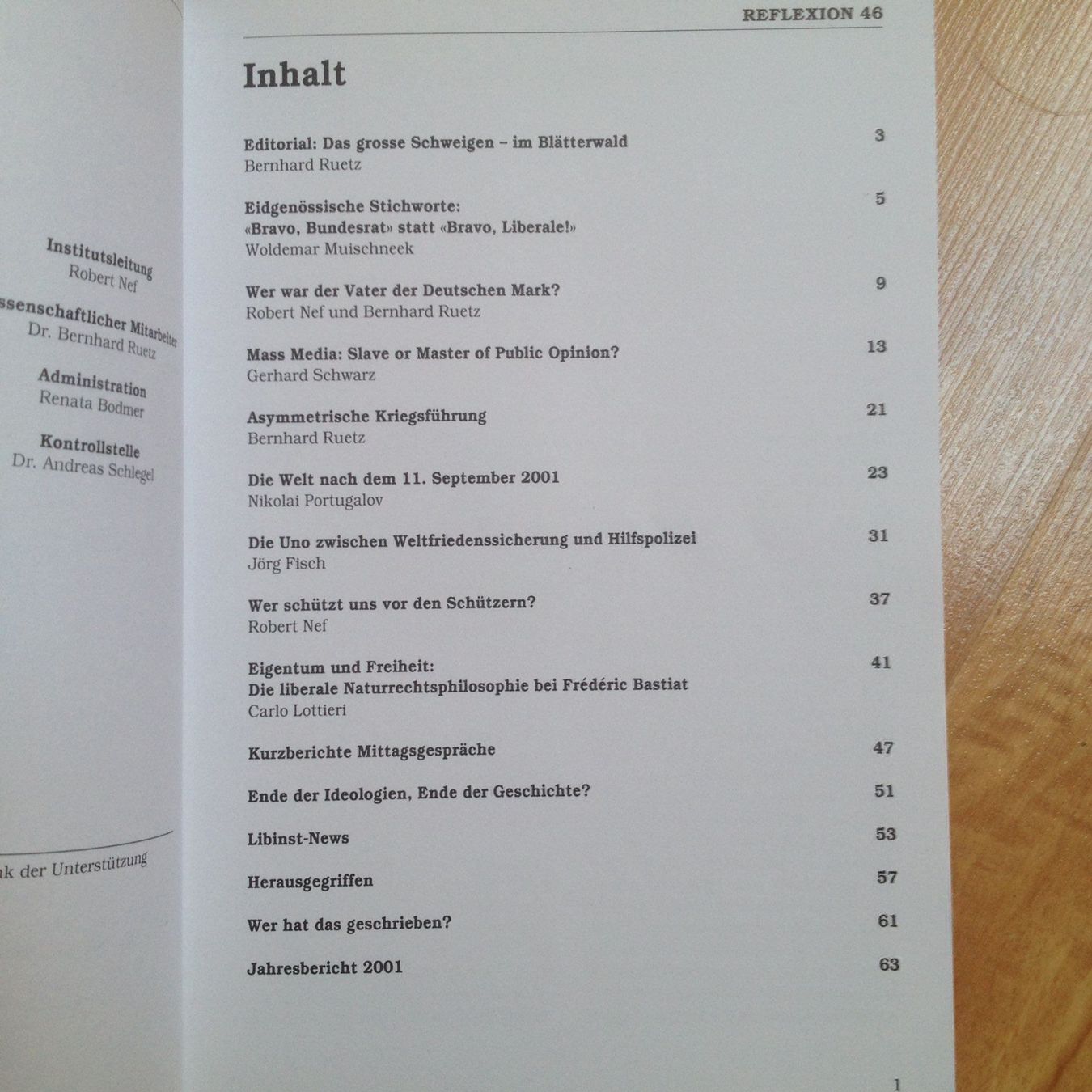Libri: REFLEXION vom Jahr 2000,2001 & 2002 – Usato da Siegershausen venduto da Bubsi83 7