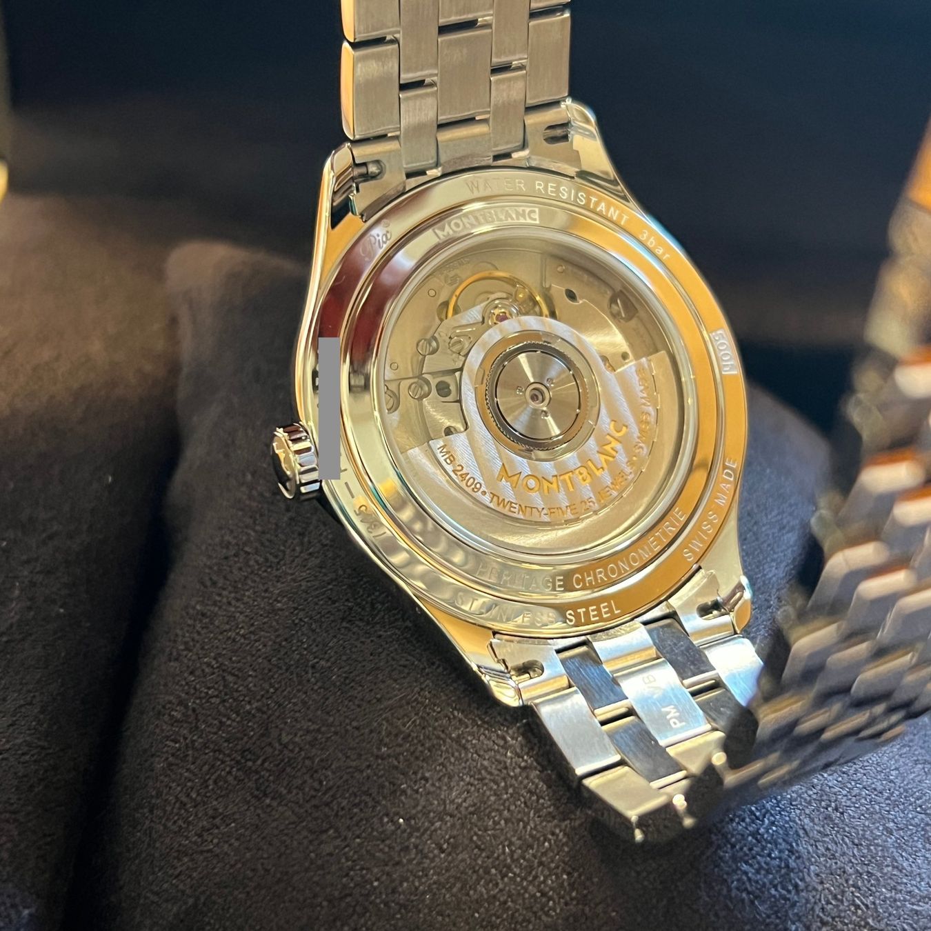 Montblanc Orologi: Montblanc Heritage Automatic Full Set 7345 – Usato da Carouge GE venduto da Watchaser 4