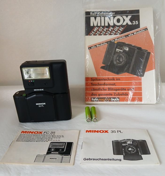 Minox 35 PL Nr. 6110945 mit Blitz Minox FC 35 (Gebraucht) in ...